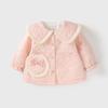 Abrigo de algodón de invierno para bebé, abrigo para niña con forro polar, ropa de abrigo, abrigo de algodón para niño, abrigo de algodón para niña bebé, otoño e invierno