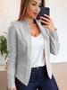 Cardigan de Otoño Nuevo Estilo Transfronterizo 2026 Amazon Más Vendido para Mujer Manga Larga Color Sólido Casual Chaqueta Pequeña para Mujer