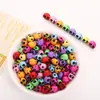 Cuentas del Alfabeto Inglés Hechas a Mano Sueltas Pulsera Collar Cadena de Teléfono Móvil Colgante Pulsera Accesorios de Joyería DIY