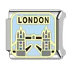 Módulo Italiano Transfronterizo de Amazon Pulsera DIY Soldadura de Acero Inoxidable Accesorios de Edificio Emblemático Pirámide Egipcia