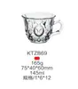 Tazas de Té de Flores Gruesas Resistentes al Calor para Exportación, Tazas de Té para el Hogar, Vasos para Cerveza, Tazas de Café, Vasos de Vidrio con Asas, Venta al por Mayor