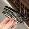 Pente Antiderrapante de Luxo Leve Estilo Francês Totalmente Cravejado para Mulheres, Adequado para Penteados de Coque, Pente de Cabelo de Metal, Acessório de Cabelo Versátil para o Dia a Dia
