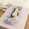 Almohada de embarazo en forma de U para dormir de lado, soporte para el cuello, ayuda para dormir, almohada de embarazo transfronteriza al por mayor