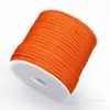 Pulseira de Sobrevivência Paracord de 7 Fios para Caminhada e Acampamento ao Ar Livre Corda Trançada Rolo de 50,1m