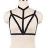 Ropa de Bambú Comercio Transfronterizo Venta Caliente Dropshipping Sexy Hueca Lencería Negra para Mujer O0051