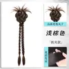 Clip para Peluca Accesorio para el Cabello Cola de Caballo Alta Trenza de Cabello Artificial Accesorio para el Cabello Brote de Flor Retorcido Trenza Larga Nueva Cola de Caballo Estilo Chino Peluca