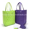 Bolsa de playa grande de EVA con agujeros para venta al por mayor de fábrica, bolso de mano, bolso de mano para viaje de mujer, bolsa bolsa bolsa bolsa de cosméticos