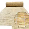 Cortina de Caña Vintage Parasol Rollo Grande Cortina de Paja Cortina de Pared Tienda Habitación de Huéspedes Sala de Té Cortina Divisoria Esterilla de Paja Pastoral