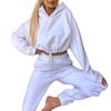 9691 # 2025 Venda Quente Outono e Inverno Amazon Ebay Nova Moda Conjunto de Duas Peças Esportivo e de Lazer de Manga Comprida para Mulheres