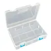 Caja de Almacenamiento A4 Suministros para Enseñanza Estudiantil Caja Pequeña Rectangular Transparente de Plástico con Tapa Caja de Almacenamiento Grande Multifuncional