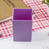 Porta-Canetas de Mesa Dopamina Cor Sólida Caixa de Armazenamento Grande Capacidade Criativo Multifuncional Armazenamento de Maquiagem de Mesa Papelaria Estudantil