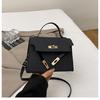 Bolso de Mano 2025 Verano Nuevo Estilo Cierre Moda Bolso de Mujer Bolso de Hombro en Relieve de Moda Bolso Cruzado Elegante de Moda