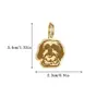 Nuevo Perro Shishi Animal Perro Logo DIY Formulación Llavero Damas Lindo Acero Inoxidable Llavero