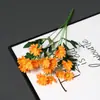 Flores Artificiales de Crisantemo Pequeño al por Mayor para Decoración de Jardín, Flores Falsas para Proyectos Exteriores, Arreglo de Escenas, Macizos de Flores, Crisantemos Pequeños Silvestres