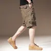 Pantalones Cortos de Trabajo al Aire Libre Multibolsillos para Hombre 2026 Nuevos Sueltos Talla Grande Versátiles de Verano Casual de Longitud Media