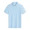Compra Grupal Venta Directa de Fábrica al por Mayor Camisa Polo de Manga Corta Estilo Nuevo con Logo Bordado Ropa de Trabajo Corporativa de Verano con Impresión