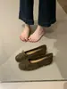 Zapatos Planos de Ballet Mandago Fruta Grande Diarios a Juego Boca Baja Suaves Zapatos Planos con Lazo Estampado de Leopardo Zapatos Individuales