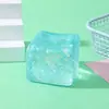 1 peça-Cubos de Gelo de Diamante Brilhante Bola de Alívio de Estresse Rebote Lento Aperte Brinquedos Alívio de Estresse Crianças Adultos Antiestresse Brinquedo Macio