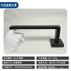 Porta-toallas Negro de Acero Inoxidable 304, Soporte para Papel de Cocina, Accesorios de Ferretería para Baño, Barra para Toallas, Gancho para Baño, Diseño Sencillo