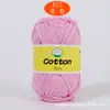 Hilo de algodón color sólido hilo para bebé hilo para niños 25g tejido a mano traje DIY
