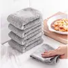 Trapo de Carbón de Bambú Japonés Trapo de Fibra de Carbón de Bambú Paño para Lavar Platos Toalla de Cocina Limpieza Almohadilla Abrasiva Absorbente Toalla para Lavar Platos