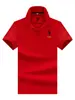 Camisa Polo Bordada Paul para Hombre Camiseta de Algodón Mercerizado de Manga Corta Casual de Negocios Bordada Bordada con Cuello Camiseta de Verano para Hombre para Hombres Jóvenes y de Mediana Edad