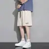 Shorts de Basquete Estudante de Seda de Gelo de Secagem Rápida para Homens, Esportivos Respiráveis de Verão Tamanho Grande Estilo Americano Fitness Shorts de Badminton