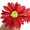 Flores Artificiais, 3 Cabeças de Crisântemos de Verão, Arranjo de Flores de Seda para Decoração de Salão de Casamento, Vitrine de Shopping Center, Cenário de Quarto Modelo Arte Floral