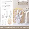 Suplemento alimenticio cuchillo bebé especial cuchillo de cerámica pelador hogar Juego completo cuchillo de cocina tabla de cortar traje dos en uno generación cabello