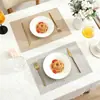 Toalhas de mesa Ningxin, jogos americanos estilo ocidental, jogos americanos estilo nórdico, tapetes isolantes térmicos, tapetes para panelas anti-queimaduras, tapetes para tigelas, porta-copos, jogos americanos de PVC para casa