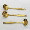 Concha para Panela Quente de Aço Inoxidável Concha Doméstica para Mingau Concha para Sopa Colher Escumadeira Colher para Remover Gordura Colher para Filtrar Óleo Colher de Cozinha