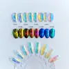 Accesorios para Uñas Arte Dreamy Ice Crystal Opal Cloud Polvo Brocado Iridiscente Super Brillante Polvo de Brillo Polvo Aurora Pegatinas para Uñas Ultra Brillantes Decoración