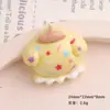 Acessórios de resina diy de desenho animado acessórios cartão pequeno bolo pudim creme gel grampo de cabelo feito à mão capa de celular fivela de sapato acessórios