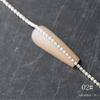 1 metro de comprimento da corrente da perfuração da garra da corrente da broca estilo japonês novo super flash strass pérola net famosos pequenos acessórios nail art decoração da corrente