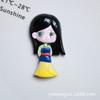Accesorios de resina brillantes princesa de dibujos animados diy pegamento crema funda para teléfono pegatina para refrigerador horquilla material caja de almacenamiento de joyería