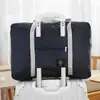 Bolsa de Viaje Impermeable, Bolsa de Viaje para Hombres y Mujeres, Maleta de Ruedas, Bolso de Hombro, Bolsa de Equipaje Plegable, Bolsa Organizadora de Almacenamiento de Gran Capacidad