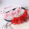 Nueva Linda Diadema Infantil Flor de Gasa Diadema Pequeña Loli Accesorios para el Cabello Venta al Mayoreo