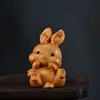 Souvenir de Navidad Talla en Madera de Ciprés Llavero Colgante Navideño Productos de Madera del Zodiaco de Dibujos Animados Dragón, Serpiente y Año del Caballo