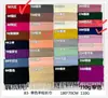 Xale Vermelho de Inverno Imitação de Caxemira Cor Lisa Presente de Festa Anual Bordar Logo Personalizado Lenço Estampado 200g para Mulheres