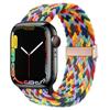 Adequado para Pulseiras Apple Watch Apple Watch Gerações 1-12/Ultra3/Se3 Fivela Magnética Pulseira de Relógio Trançada em Nylon