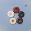 Botones de Resina Pintados con Spray de Cuatro Agujeros para Gabardinas de Ala Ancha, Chaquetas, Suéteres, Pantalones y Trajes, Botones Mate 6