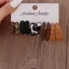 Set de Pendientes de Aro de Moda Transfronterizos Europeos y Americanos para Mujer, Versátiles y Elegantes, Pendientes de Moda Estilo Ins al por Mayor