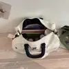 Bolso de Mano Deportivo de Gran Capacidad, Bolso de Hombro de Viaje Unisex, Compartimento Independiente para Zapatos, Bolsa Ligera Transfronteriza para Fitness para Abordar