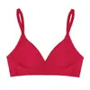 Sujetador de Expansión Exterior Sin Costuras Estilo Coreano para Mujeres con Senos Grandes, Push-Up Pequeño Soporte Suave, Sujetador Fino Cómodo Sin Aros Sujetadores