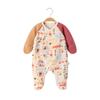 Roupas para recém-nascidos sem ossos outono e inverno macacão de bebê lua cheia do bebê roupas de monge cáqui acolchoado roupas de escalada para recém-nascidos