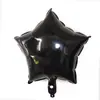 Balões de Folha de Alumínio Pentagrama Brilhante em Forma de Coração de 10 polegadas para Decoração de Festa de Aniversário Balões Pentagrama Coração