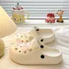 Versátiles y Refrescantes Estilo Birkenstock Cómodos para Uso Prolongado Chanclas de Punta Cerrada Vacaciones en la Playa Concha Estrella de Mar EVA Crocs Altos