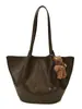 2026 Bolso Tote Nuevo Estilo Coreano Repujado para Mujer de Gran Capacidad Bolso de Hombro y Mano Retro Versátil para Viajes Cotidianos Bolsa tipo Cesta de Verduras