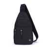 Bolso de pecho para mujer, novedad de 2025, de gran capacidad, bandolera de tela de nailon a la moda, mochila pequeña deportiva informal de moda.