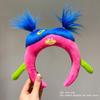 Tiara de Pelúcia Vit Monster para Cabelo, Pequeno Livro Vermelho, Celebrante da Internet, Acessórios para Cabelo, Boneca Feia Engraçada e Engraçada, Lavagem Facial, Tiara para Cabelo, Pacote de Cabelo